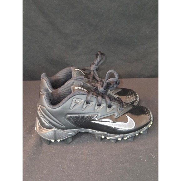Nike Vapor Kids Black Football baseball Cleats Size 11C - Picture 7 of 10
